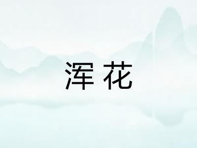 浑花 浑花