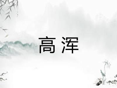 高浑 高浑