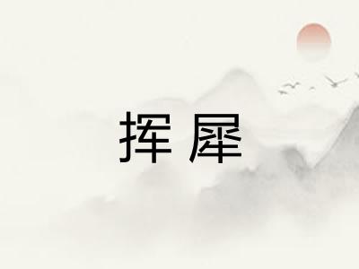 挥犀