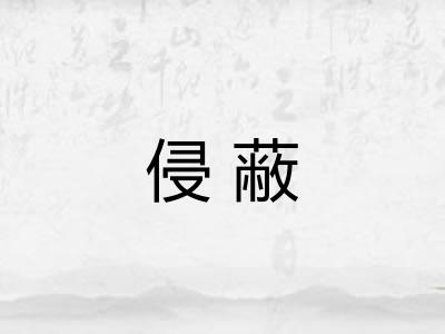 侵蔽