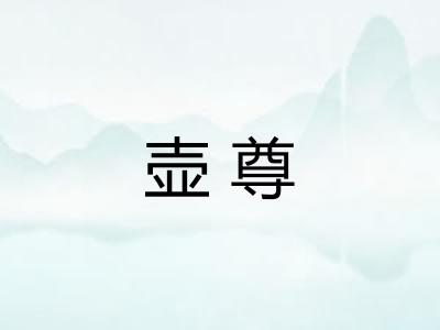 壶尊 壶尊