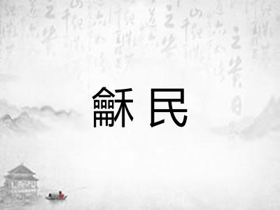 龢民 龢民
