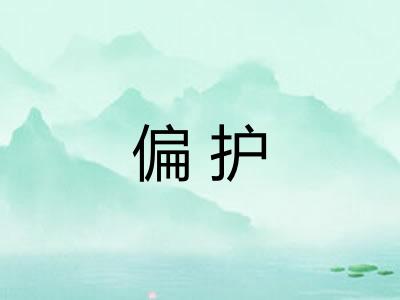 偏护 偏护