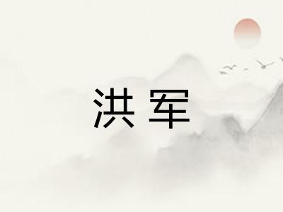 洪军 洪军
