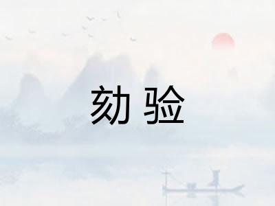 劾验