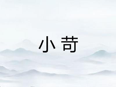 小苛