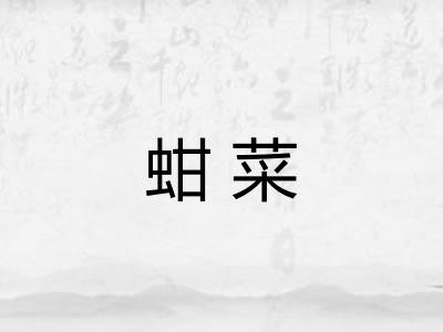 蚶菜 蚶菜