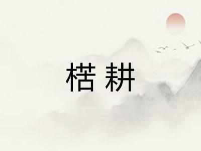 楛耕