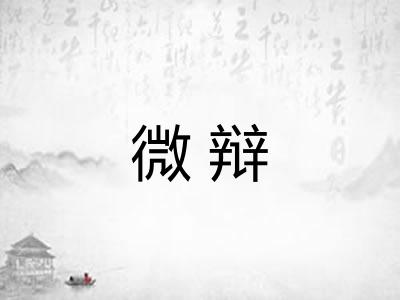 微辩 微辩