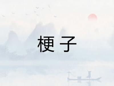 梗子 梗子
