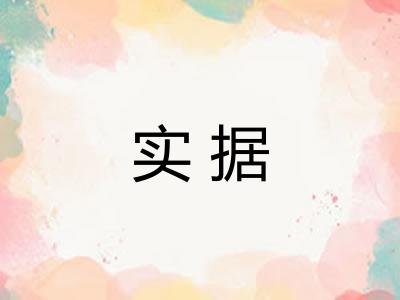 实据