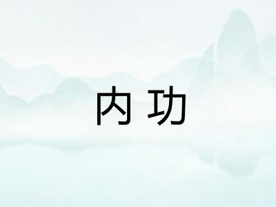 内功 内功