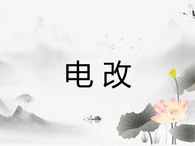 电改 电改