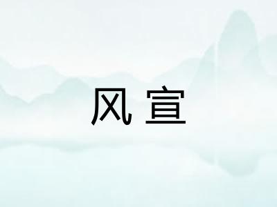 风宣