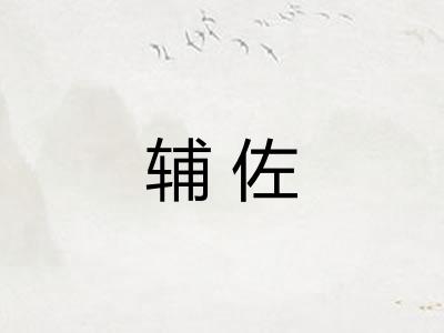 辅佐 辅佐
