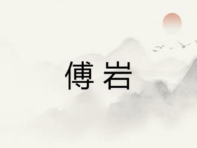 傅岩 傅岩