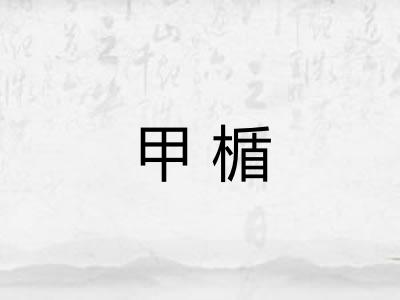 甲楯
