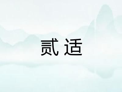贰适 贰适