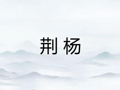 荆杨