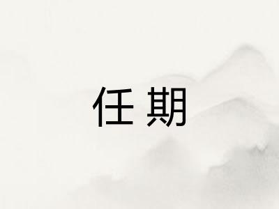任期 任期