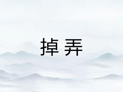 掉弄 掉弄