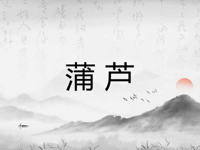 蒲芦