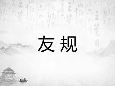 友规