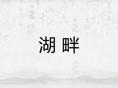 湖畔 湖畔
