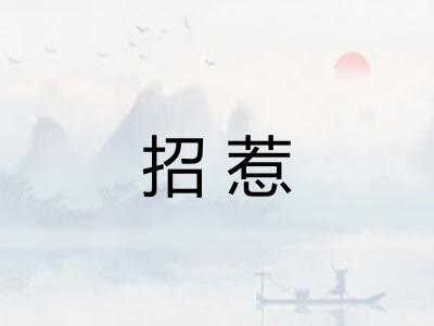 招惹