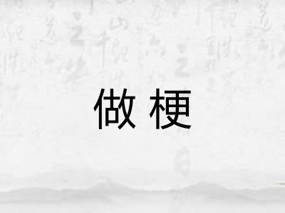做梗 做梗