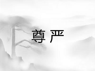 尊严