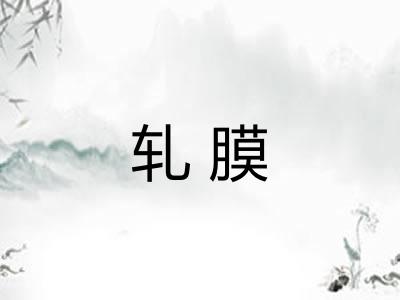 轧膜 轧膜