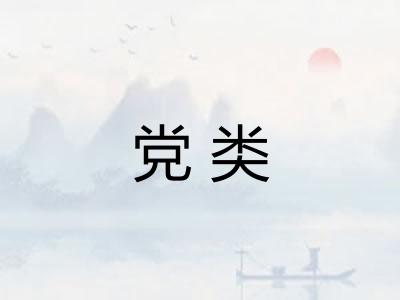 党类 党类