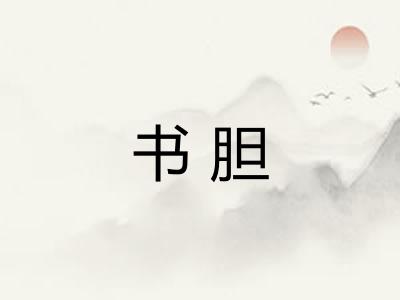 书胆 书胆