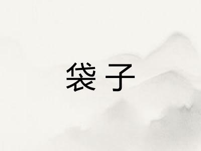 袋子 袋子