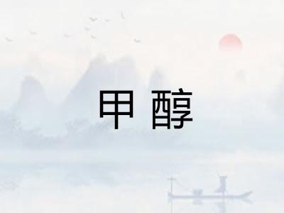 甲醇 甲醇