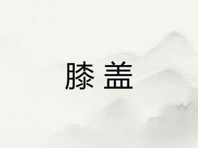 膝盖