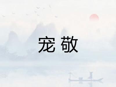 宠敬 宠敬