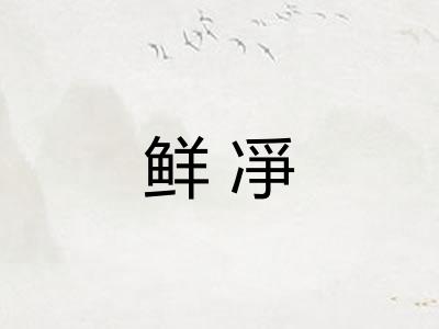 鲜凈
