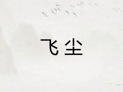 飞尘 飞尘