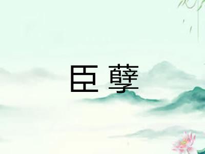 臣孽 臣孽