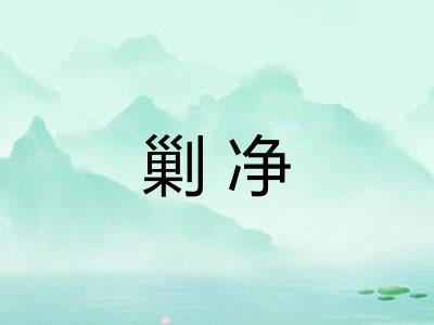 剿净