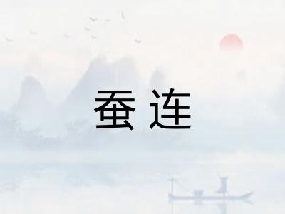 蚕连 蚕连