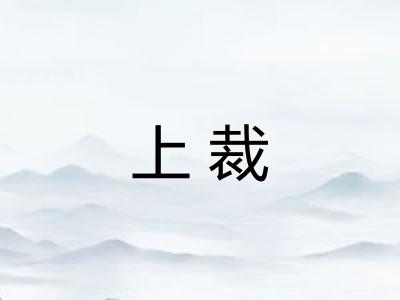 上裁
