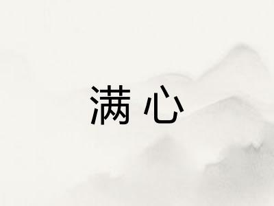 满心