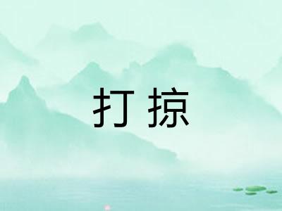 打掠 打掠