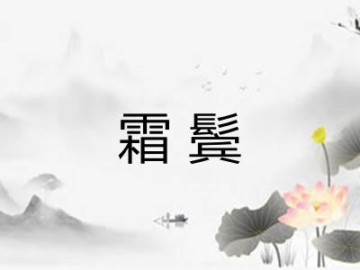 霜鬓 霜鬓