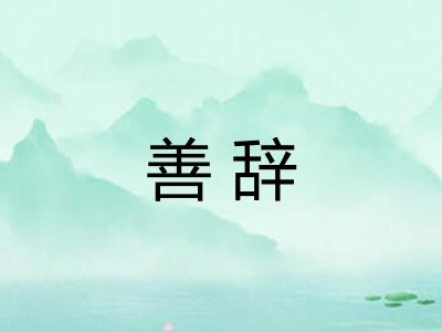 善辞