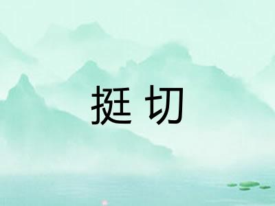 挺切 挺切