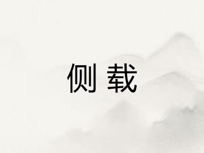 侧载